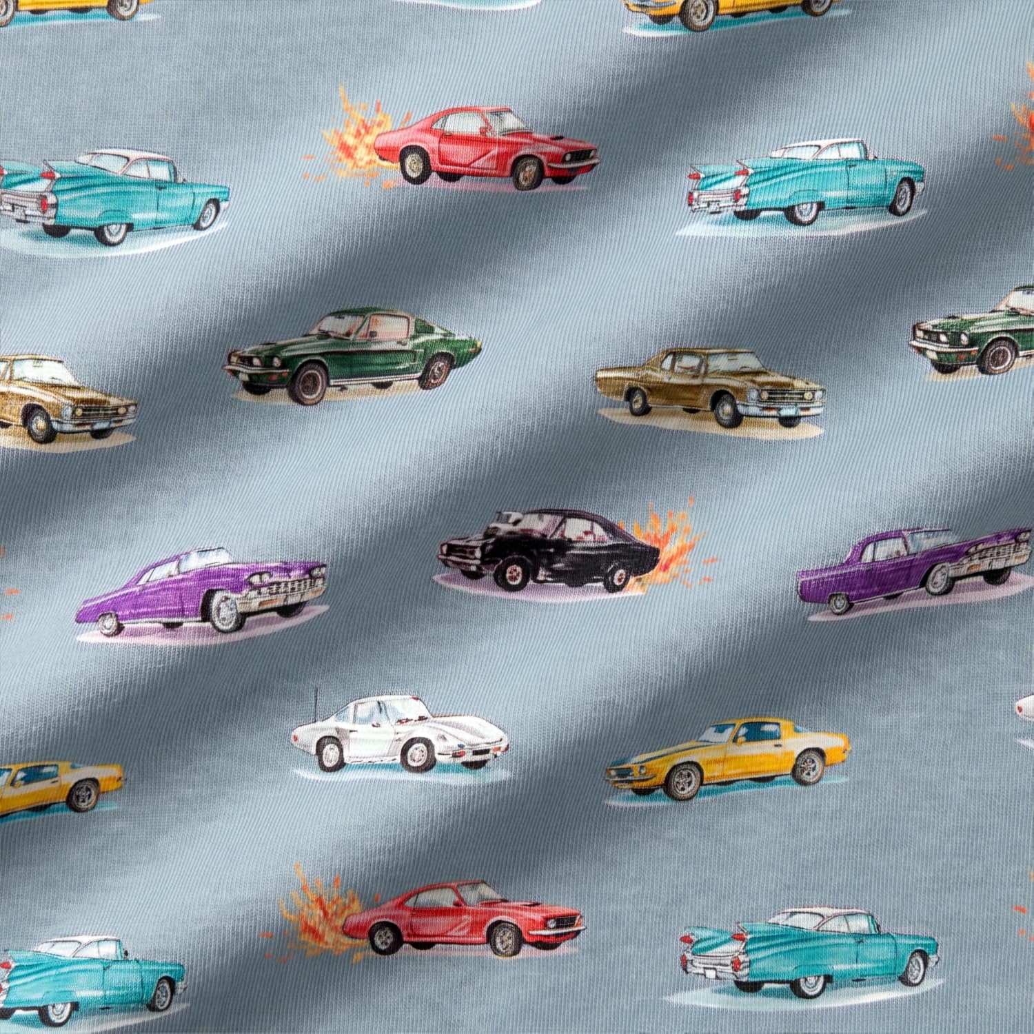 image:imageVAENAIT BABY Toddler Kids Pajamas Viscose from Bamboo Sleepwear Floral Animal Sports Print PJs for Boys Girls 6M12YB001vintage Cars